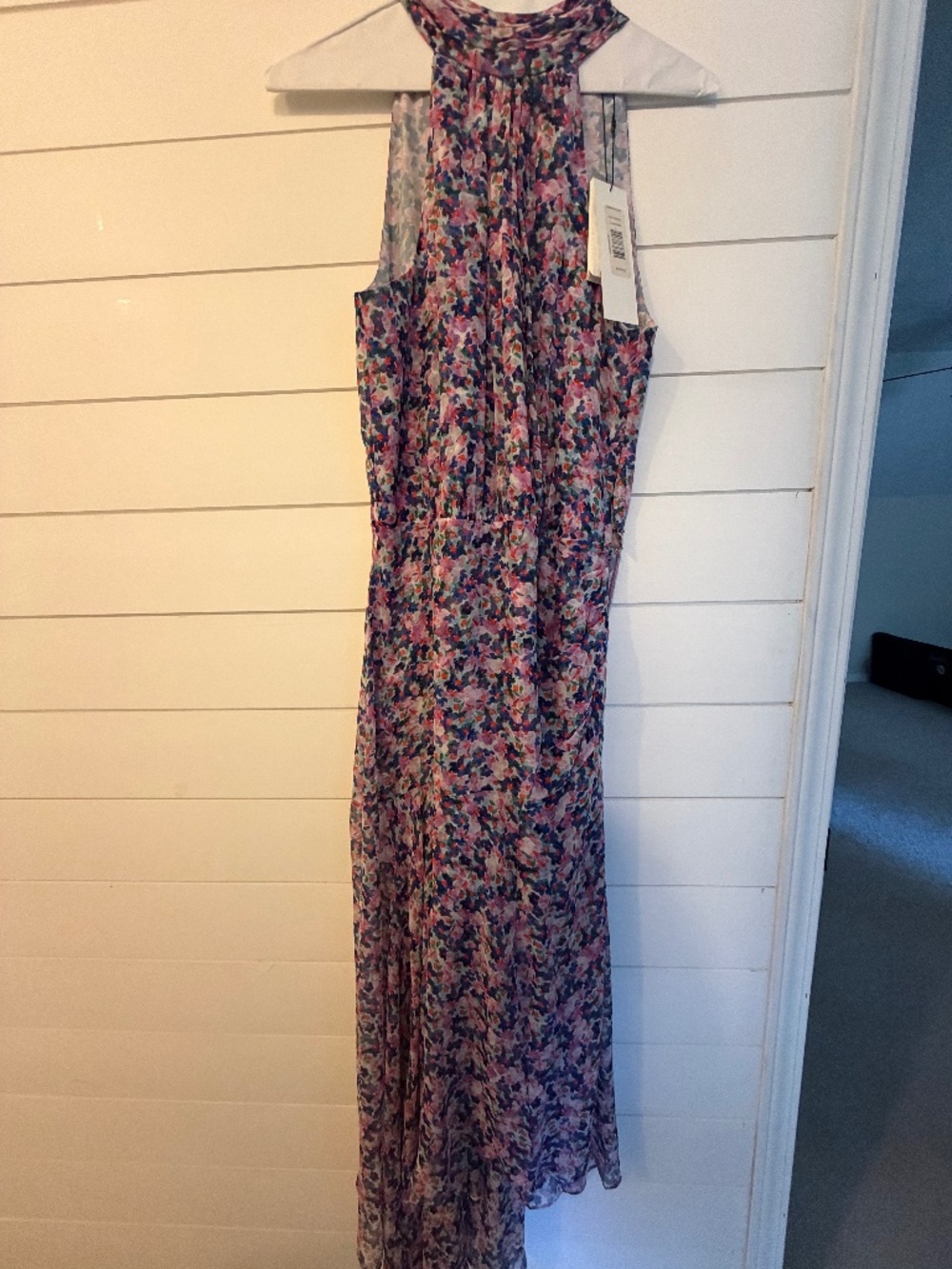 Veronica Beard Leia Halter Floral Dress 4